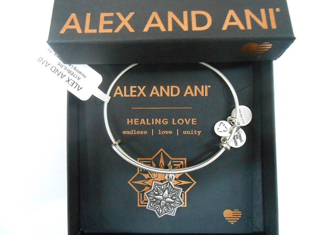 Alex and ANI Healing Love II Bangle Bracelet, Expandable