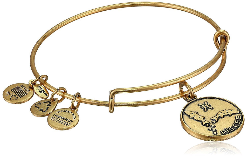 Alex and Ani Zodiac II Expandable Wire Bangle Bracelet