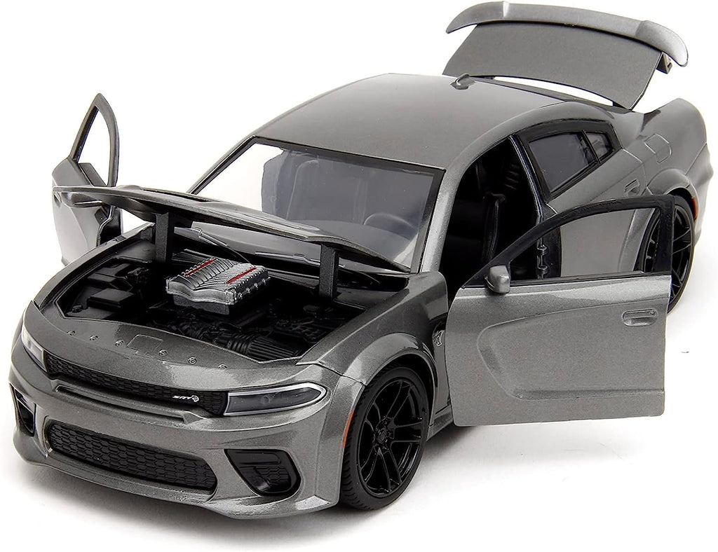 Fast & Furious Fast X 1:24 Dom's 2021 Dodge Charger SRT Hellcat Die-Cast Car, Toys for Kids and Adults
