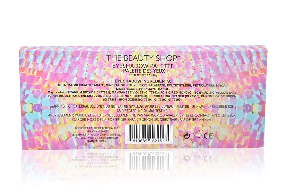 Forever Beauty Eyeshadow Palette Makeup - 12 Premium Quality Colors- With Mirror and Double-End Brush in Gift Pack