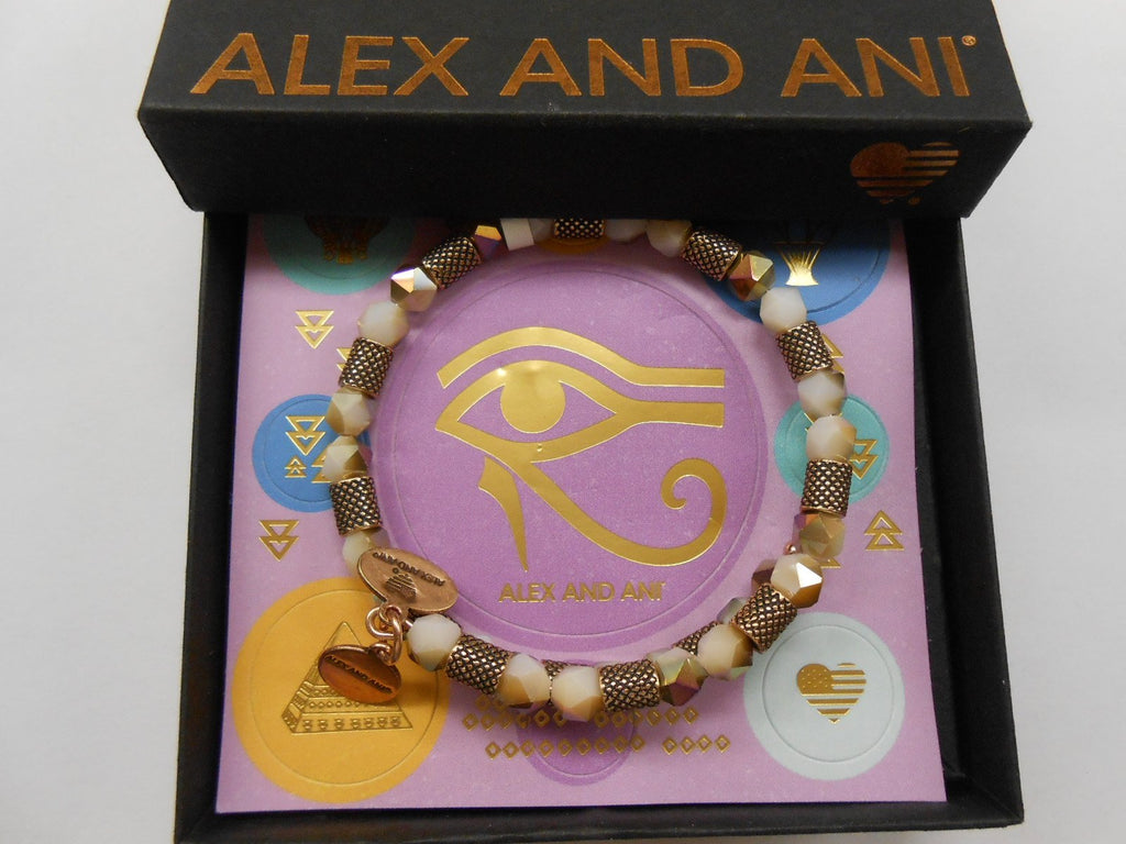 Alex and Ani Womens Ruler Wrap, Robin Bangle Bracelet