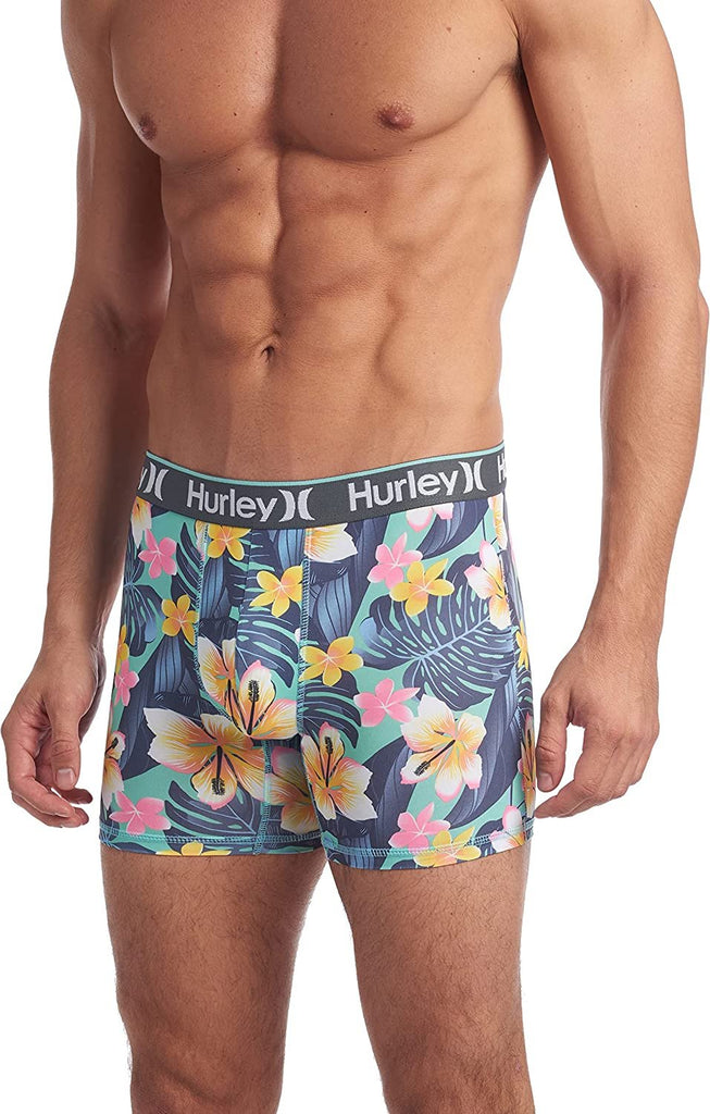 Hurley Men's 3 Pack Regrind Boxer Briefs
