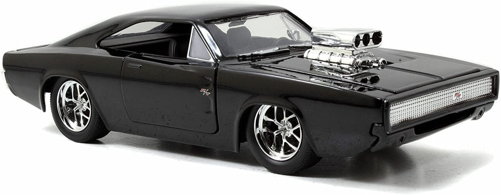 Jada 1:24 Diecast 1970 Dodge Charger (Street) with Dom Toretto Figure