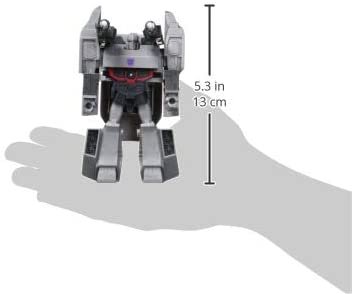 Transformers Bumblebee Cyberverse Adventures Toys Action Attackers: 1-Step Changer Megatron Action Figure, Kids Ages 6 and Up, 4.25-inch