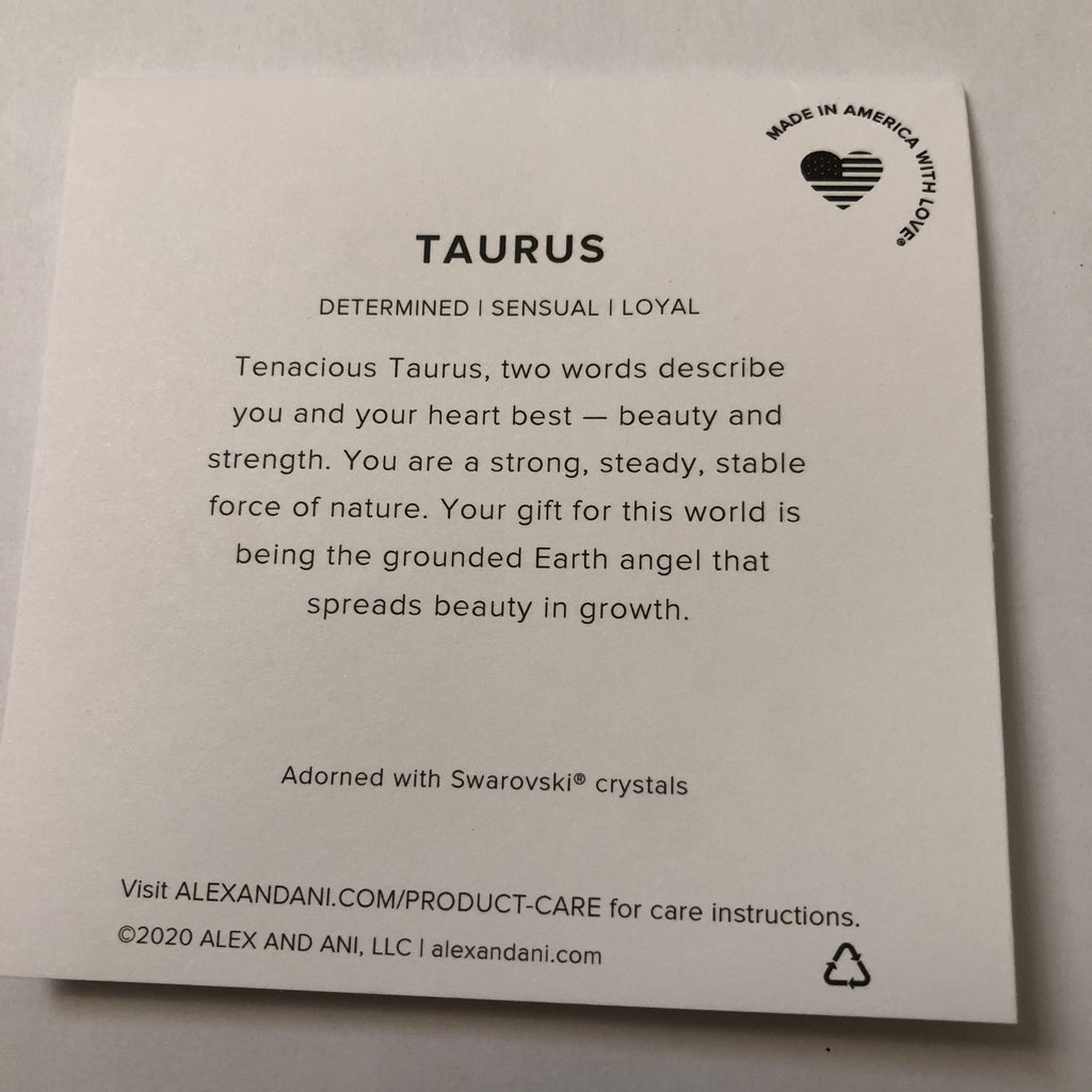 Alex and Ani Color Infusion, Taurus EWB, SS