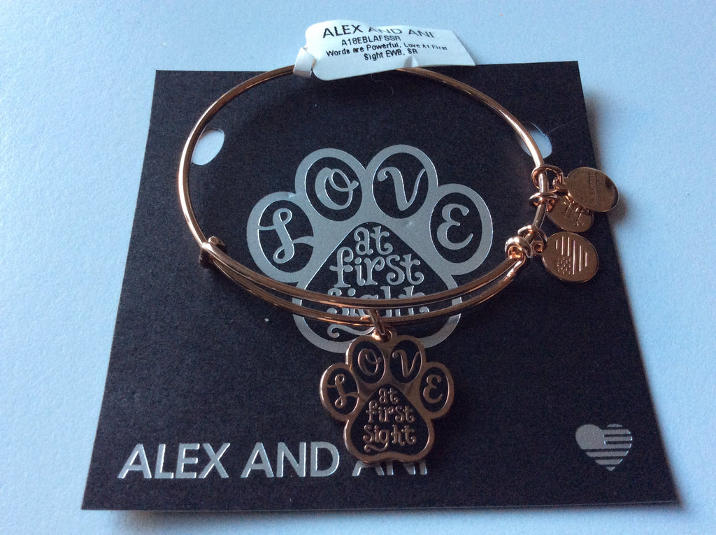 Alex and Ani Womens Words are Powerful - Love at First Sight Bangle