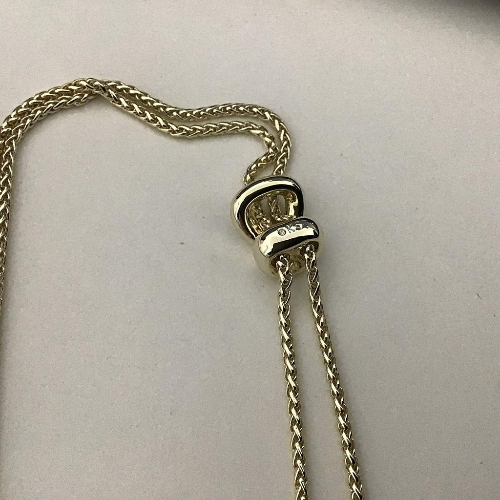 Kendra Scott Presleigh Love Knot Y Necklace in Bright Silver