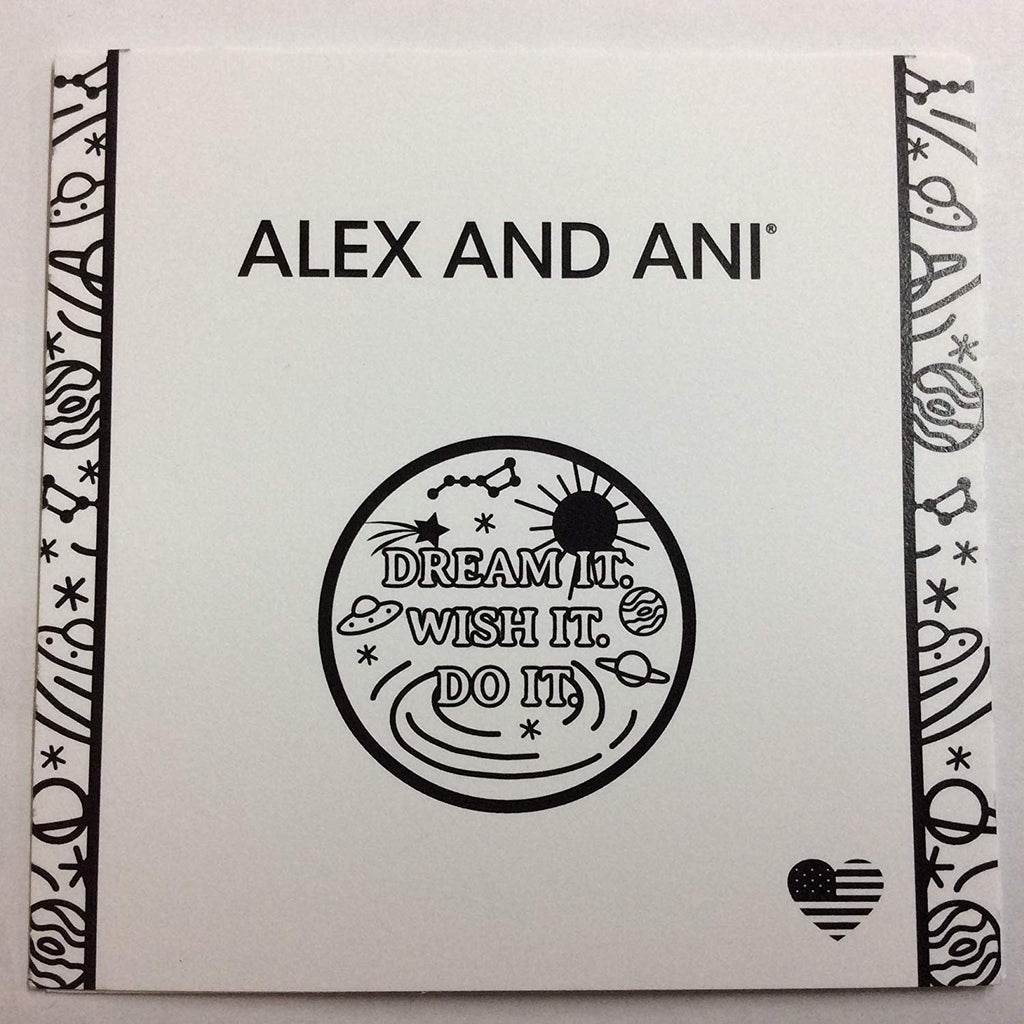 Alex and Ani Charity by Design, Dream It, Wish It, Do It Bangle Bracelet Shiny Silver One Size