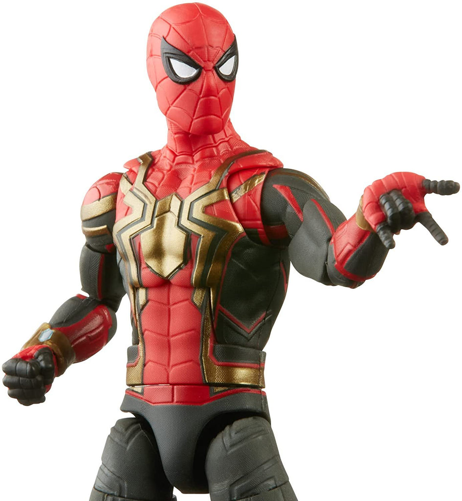 Spider-Man Marvel Legends Series Integrated Suit 6-inch Collectible Action Figure Toy, 2 Accessories