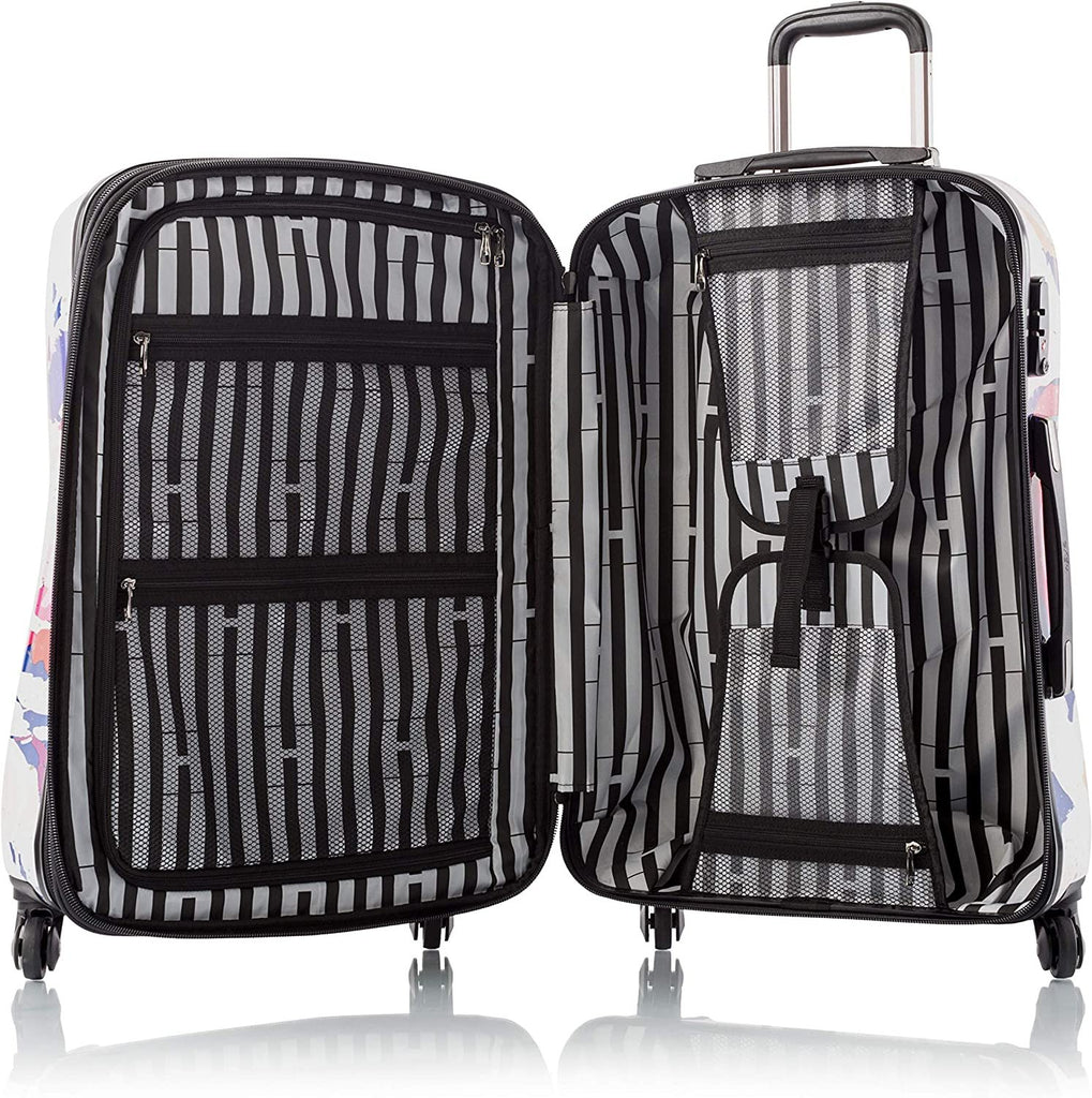 Heys America Spring Blossom Fashion 21" Carry-On Spinner Luggage With TSA Lock