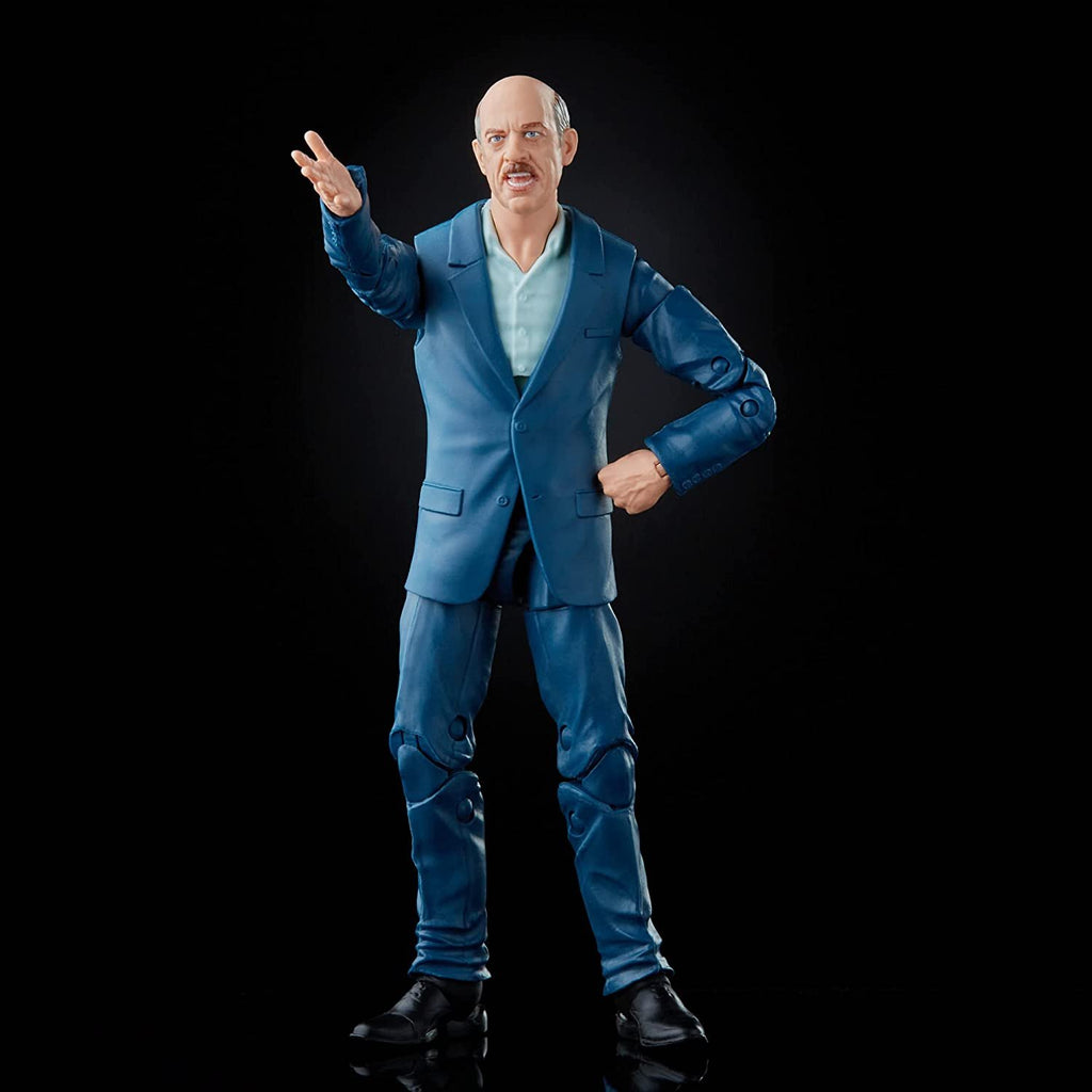 Spider-Man Marvel Legends Series J. Jonah Jameson 6-inch Collectible Action Figure Toy, 3 Accessories and 1 Build-A-Figure Part(s)