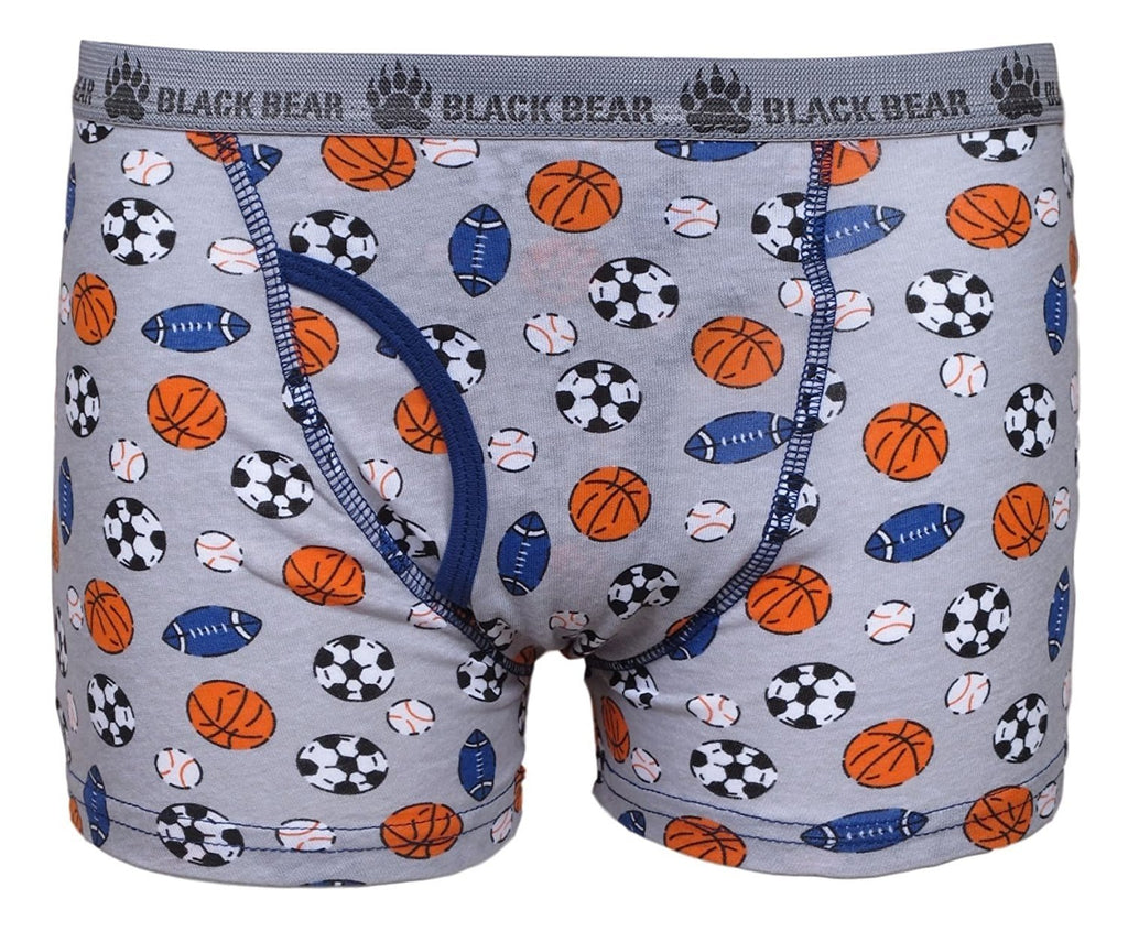 Black Bear Boys' Boxer Briefs (Pack of 6)