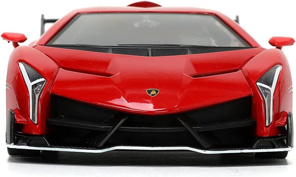 HyperSpec 1:24 Lamborghini Veneno Red Die-cast Car, Toys for Kids and Adults