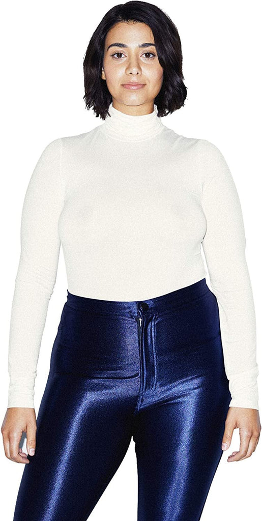 American Apparel Women's Mix Modal Long Sleeve Turtleneck