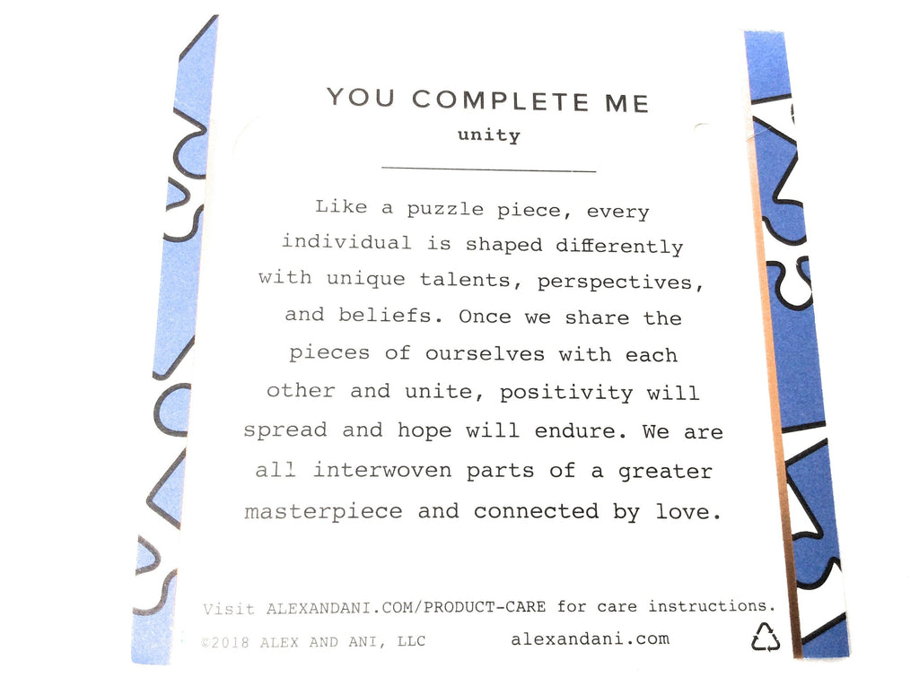 Alex and ANI Womens Charity by Design, You Complete Me, EWB Bracelet, Expandable