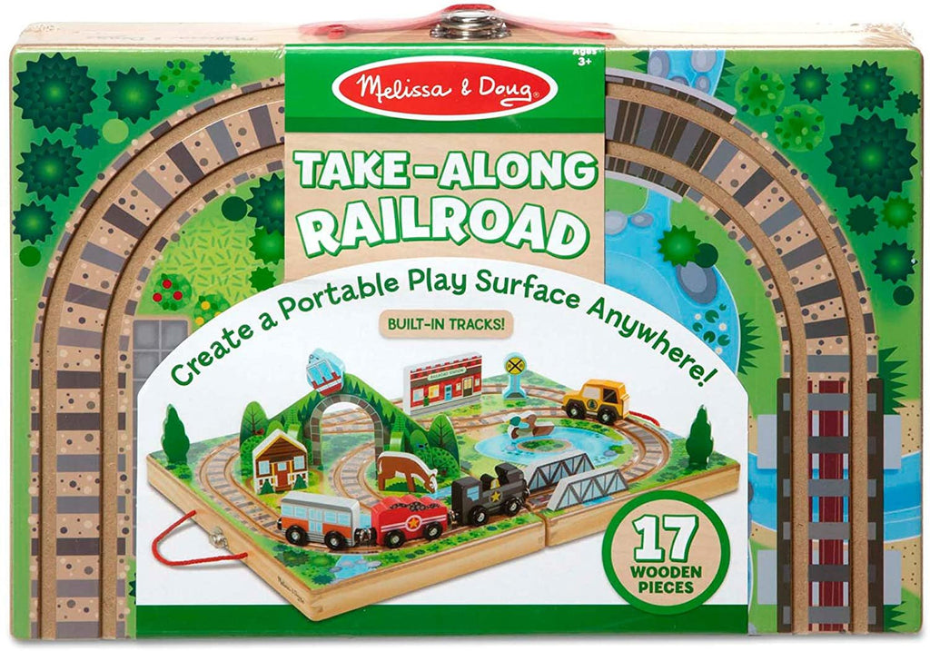 Melissa & Doug Wooden Take-Along Tabletop Kingdom