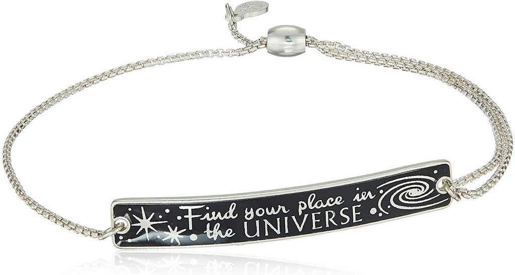 Alex and Ani Women's Wrinkle in Time - Find Your Place in The Universe Pull Chain Bracelet
