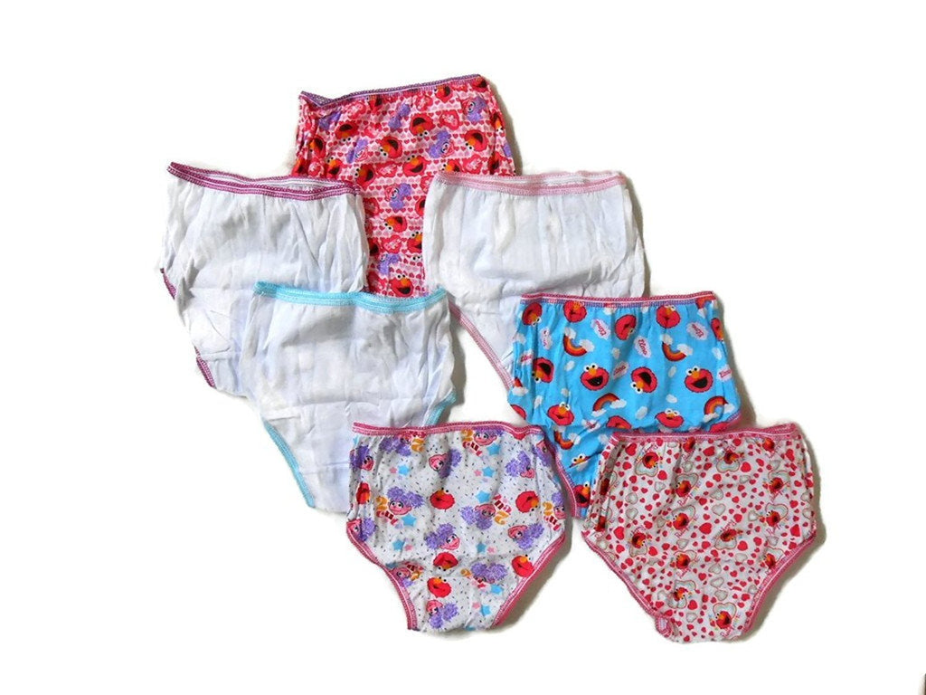Sesame Street Girls Elmo Toddler 7pk Panty