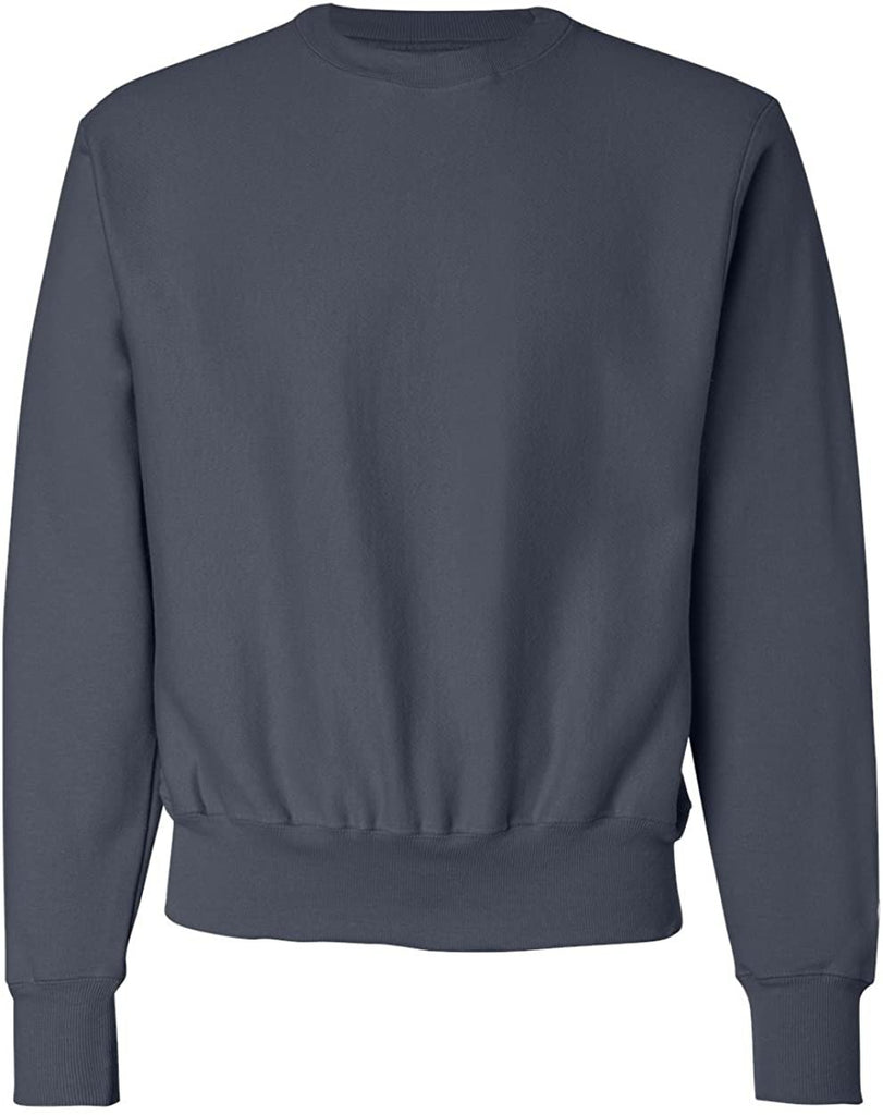 Champion Men's Men' Reverse Weave Fleece Crew, Navy, XXX-Large