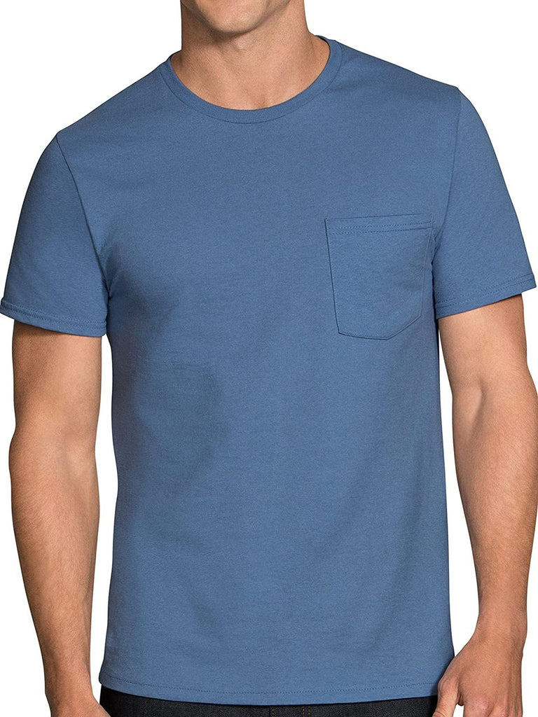 Fruit of the Loom Men's Short Sleeve Pocket T-Shirt