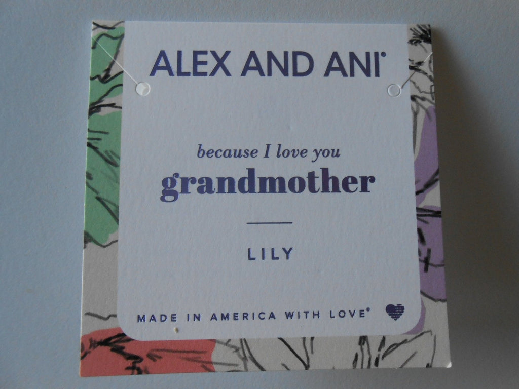 Alex and Ani Because I Love You, Grandmother II Expandable Bangle Bracelet