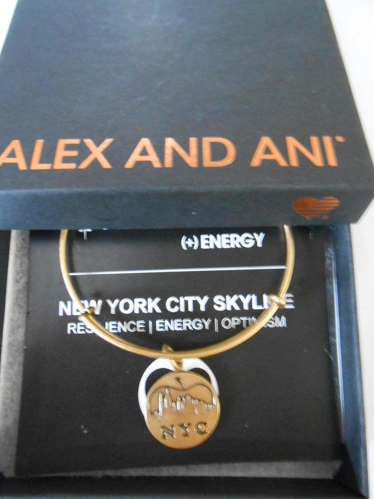 Alex and Ani Places We Love NYC Skyline Expandable Wire Bangle Bracelet, 7.25"