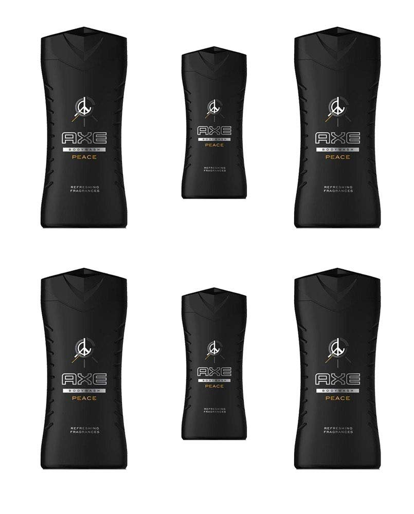(6-Pack) Axe Peace Mens Body Wash Shower Gel Refreshing Fragrance 250ml 8.45oz