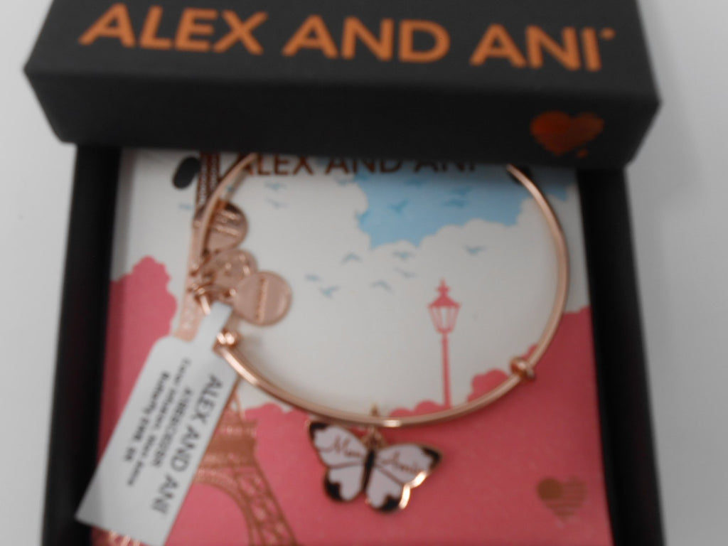 Alex and Ani Color Infusion, Bon Voyage EWB, Shiny Rose, Expandable