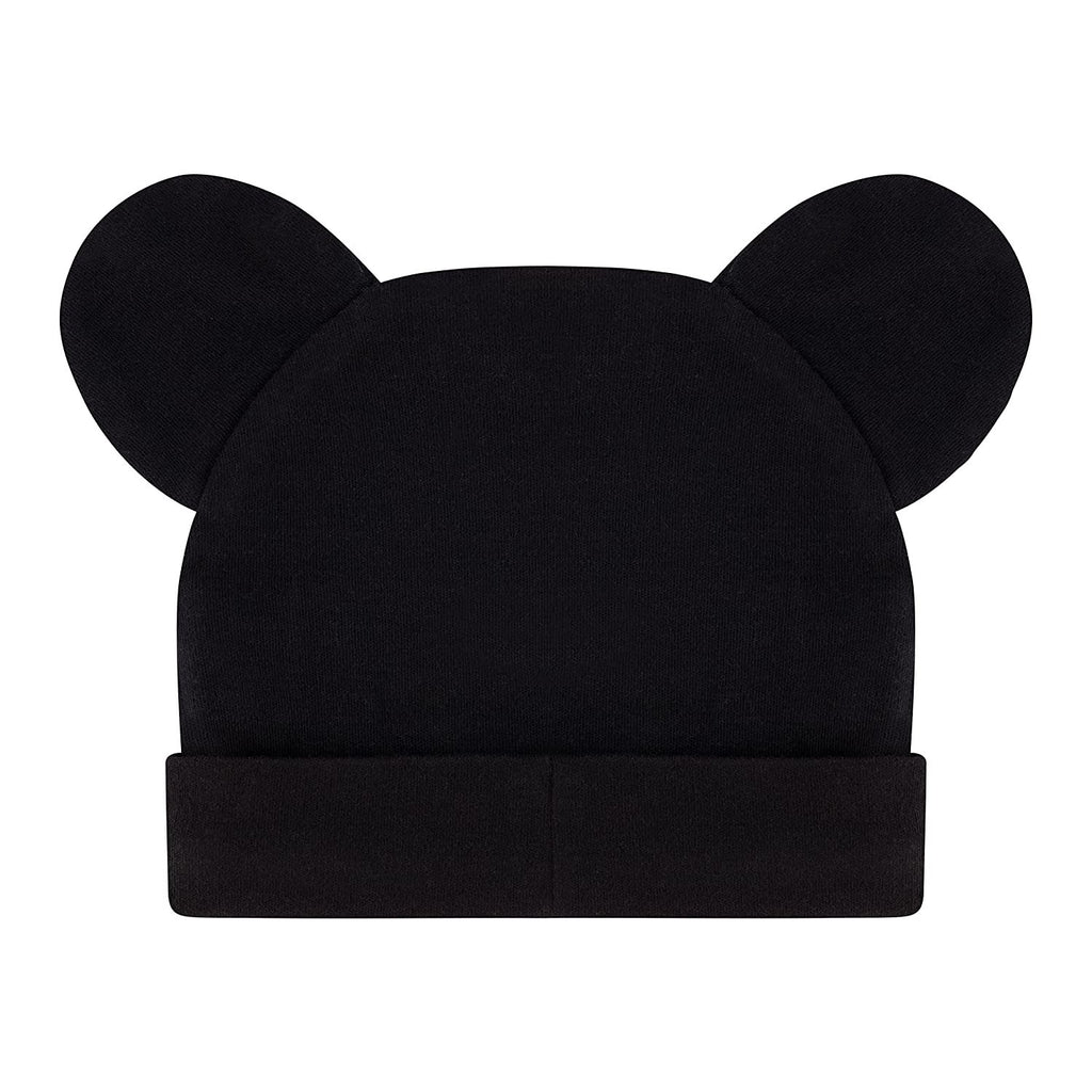 Disney Fuzzy Mink Baby Blanket, Double Sided Ultra-Soft and Plush Mink and Sherpa Newborn Throw, Measures 30x40 Inches, Includes Matching Infant Cap Hat