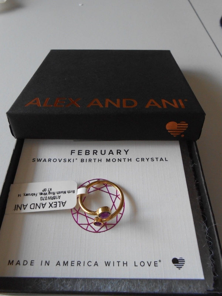 Alex and Ani February Wrap Ring - A16RW07G