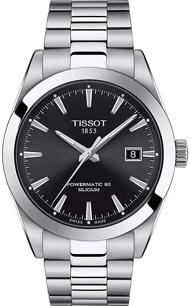 Tissot Men's Gentleman Swiss Automatic Stainless Steel Dress Watch T1274071105100