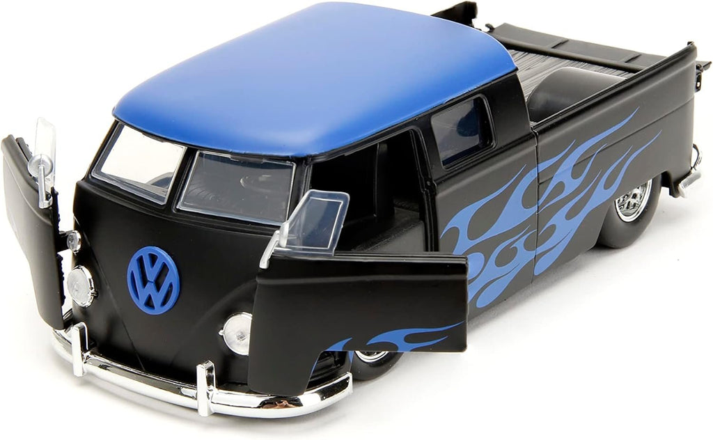 Punch Buggy Slug Bug 1:24 1963 Volkswagen Bus Pickup Die-Cast Car, Toys for Kids and Adults