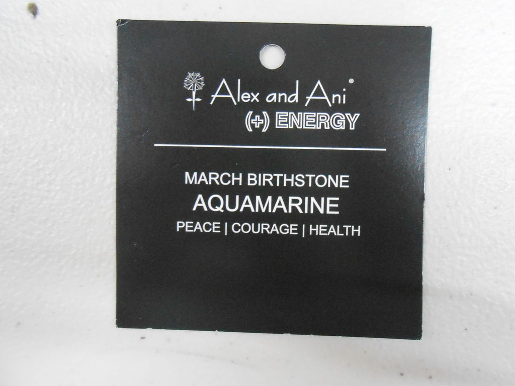 Alex and Ani Bangle Bar Imitation Birthstone Bangle Bracelet, 2.75"