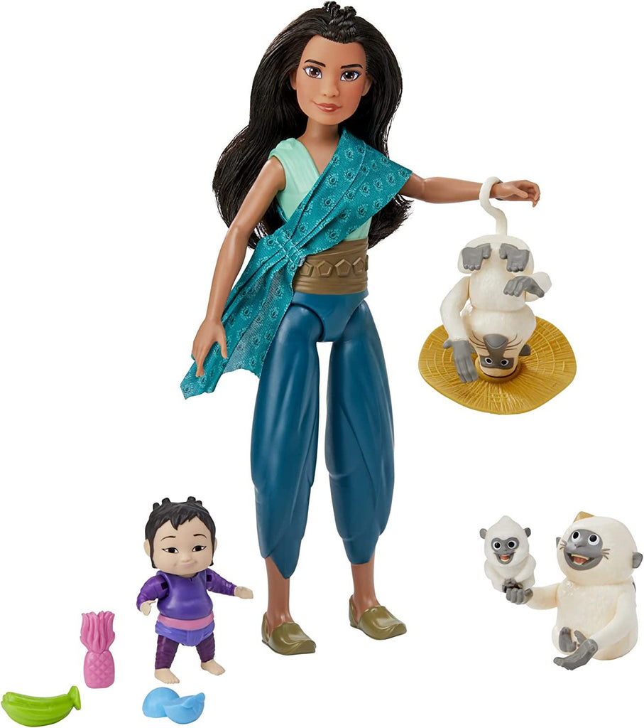 Disney's Raya and The Last Dragon, Raya, Ongis, and NOI Pack, Fashion Doll Clothes and Accessories, Toy for Kids 3 and Up