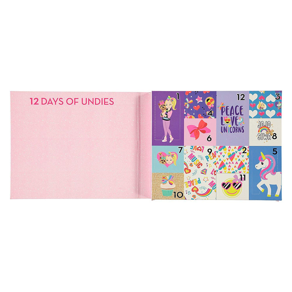 Nickelodeon Girls' JoJo Siwa 12 Days 'Un-Boxing' Panty Giftbox