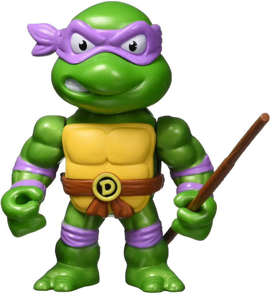 Jada Toys Teenage Mutant Ninja Turtles 4" Donatello Die-cast Figure, Toys for Kids and Adults, Purple