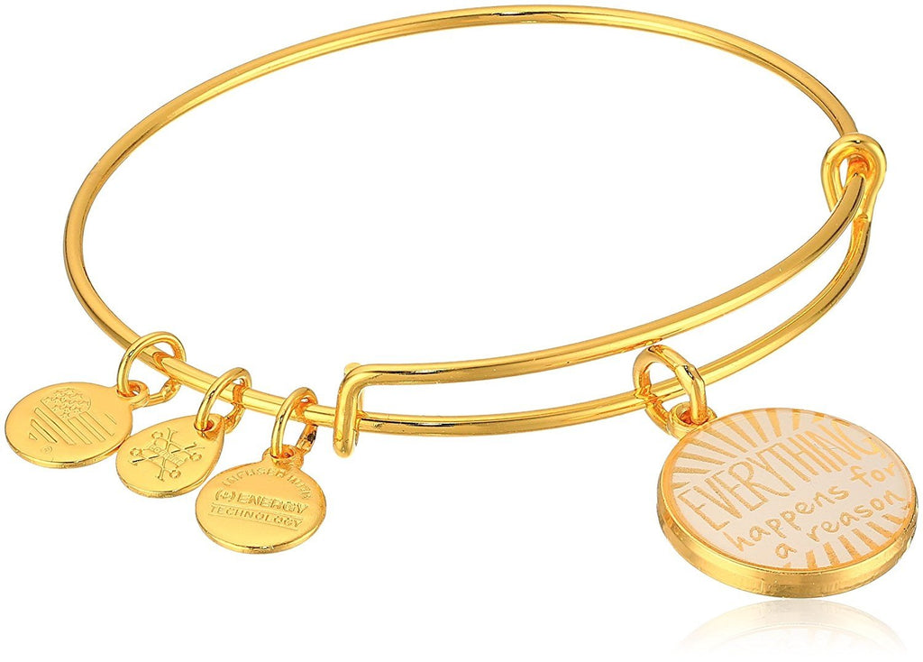 Alex and Ani Womens Words are Powerful - Everything Happens a Reason II Bangle