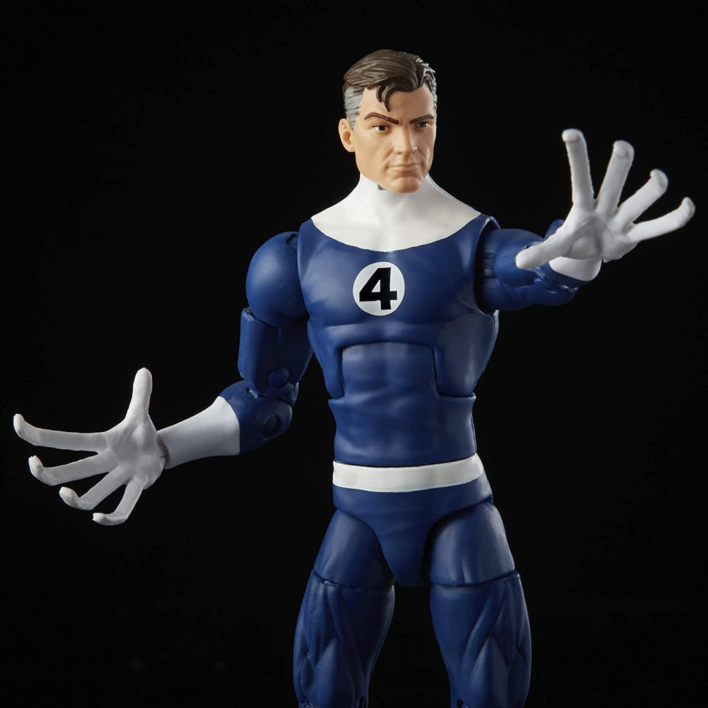 Hasbro Marvel Legends Series Retro Fantastic Four Mr. Fantastic 6-inch Action Figure Toy, Includes 4 Accessories