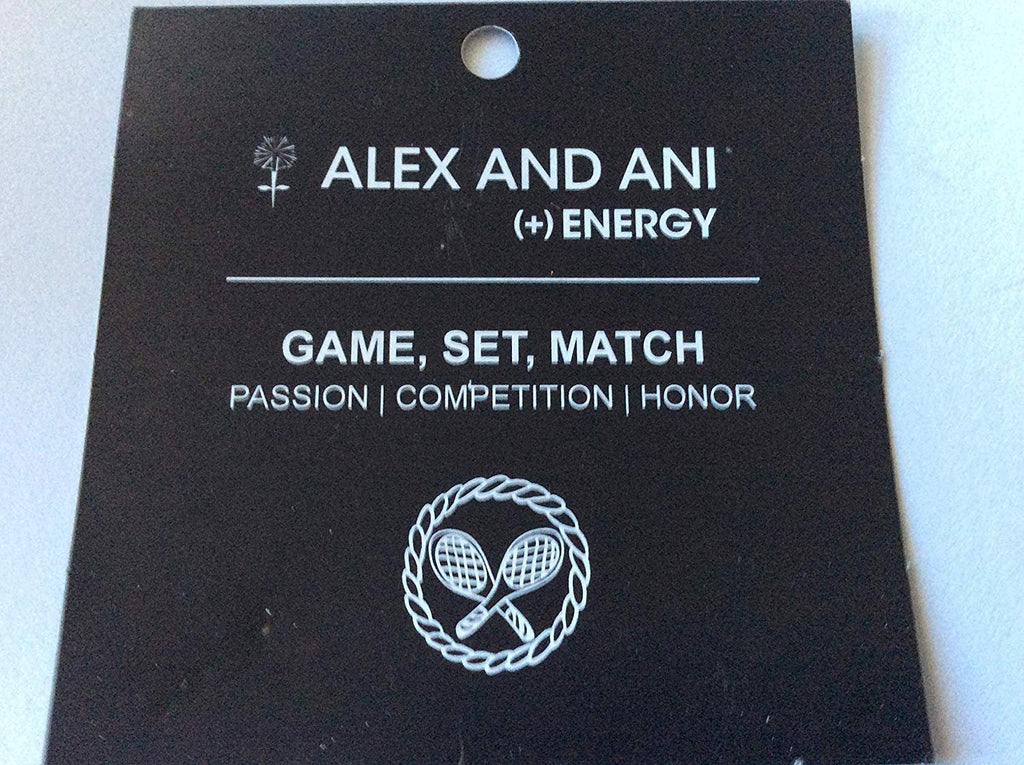 Alex and Ani "Charity by Design" Tennis Hall of Frame Rafaelian Silver Finish Bracelet CBD13THOFRS