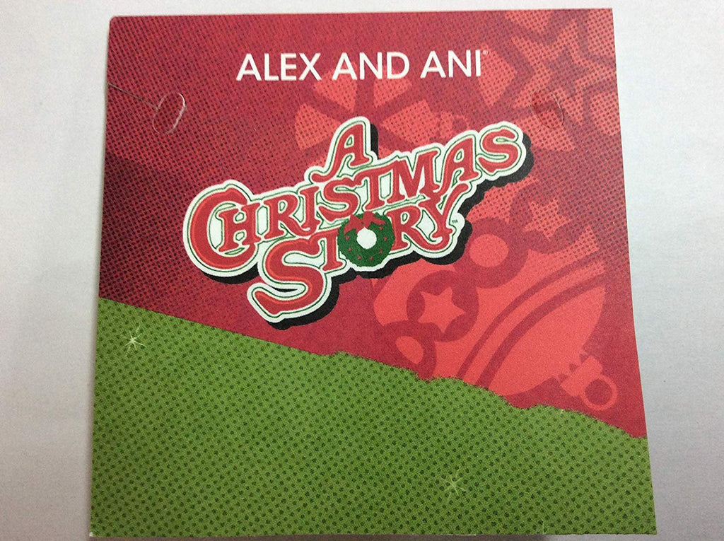 Alex and Ani Color Infusion, A Christmas Story Frageelay Bangle Bracelet Shiny Silver One Size