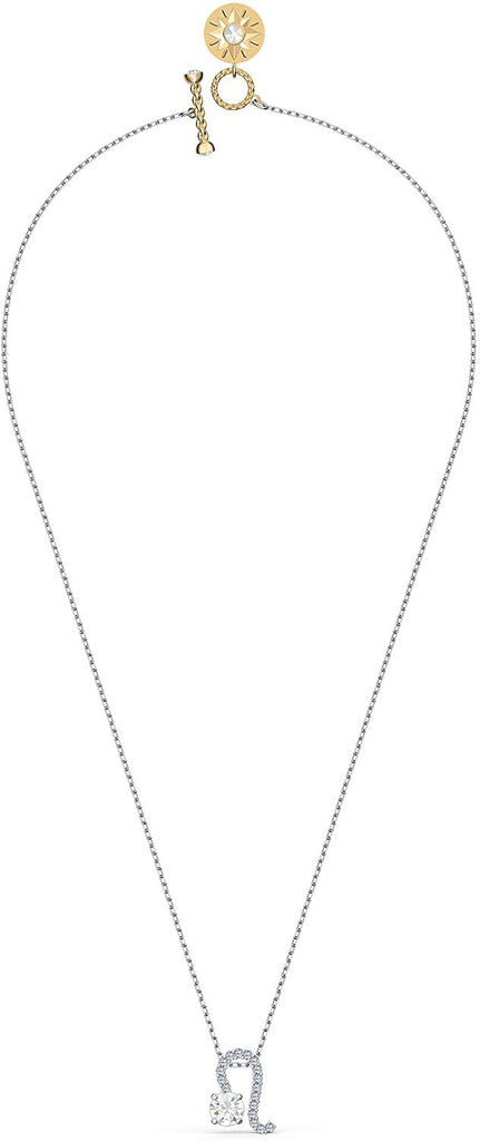 SWAROVSKI Women's All Zodiac Symbols Crystal Pendant, Mixed Metal Finish, Clear White Crystal Necklace Jewelry Collection