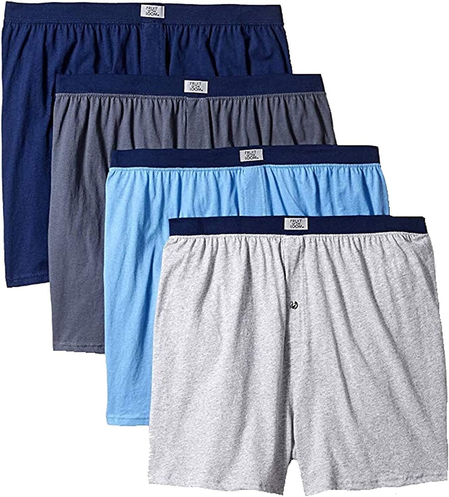 Fruit of the Loom Men's Big Soft Stretch-Knit Boxer (Pack of 5)