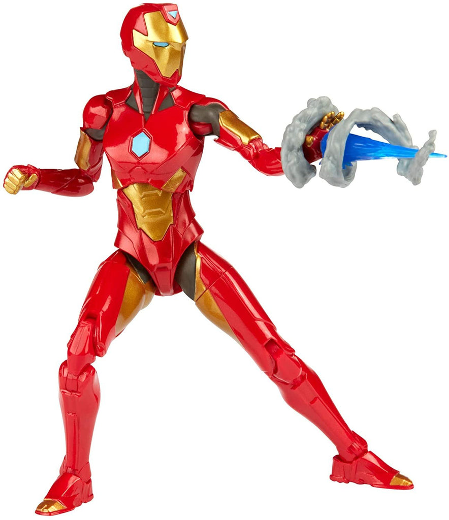 Hasbro Marvel Legends Series 6-inch Ironheart Action Figure Toy, Premium Design and Articulation, Includes 5 Accessories and 1 Build-A-Figure Part, Red,gold
