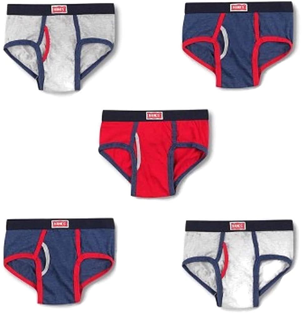Hanes Boys' Briefs 5pk Heritage Classic Comfort Flex Waistband Tagless Cotton Blend