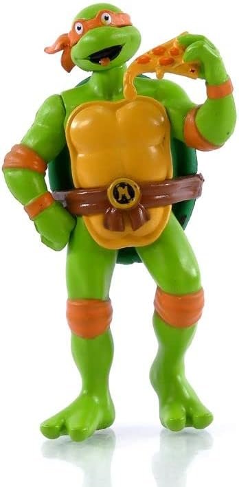 Jada Teenage Mutant Ninja Turtles 1:24 1959 Volkswagen Drag Beetle Die-cast Car & 2.75" Michelangelo Figure, Toys for Kids and Adults (33741)
