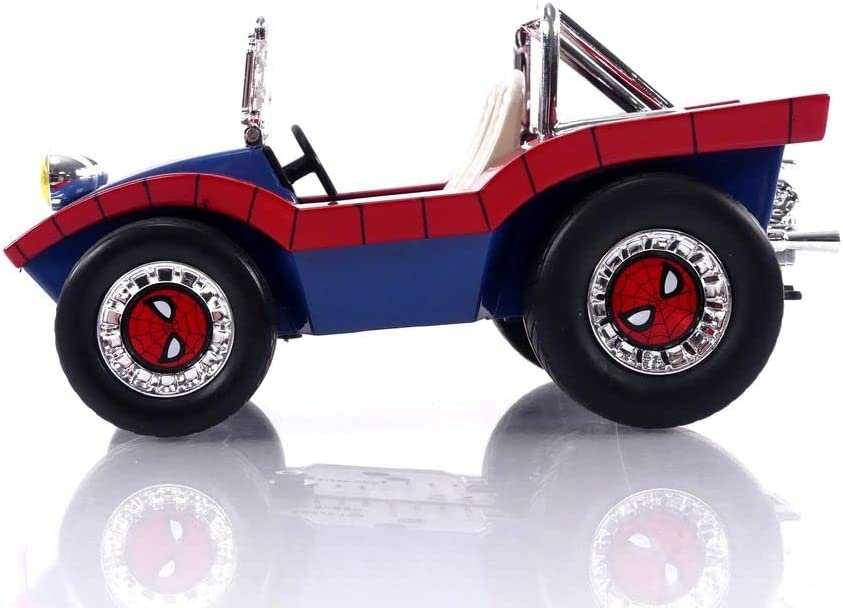 Marvel Spider-Man 1:24 Buggy Die-cast Car & 2.75" Figure, Toys for Kids and Adults