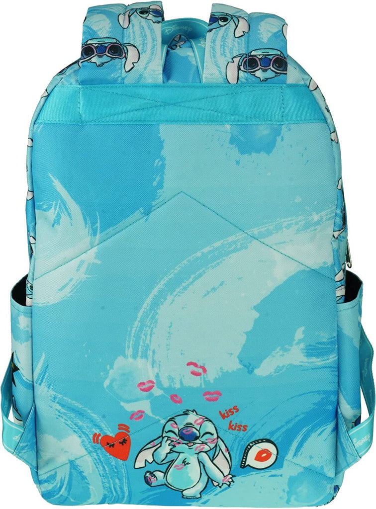 KBNL Classic Disney Winnie The Pooh Backpack with Laptop Compartment for School, Travel, and Work, Multicolor (A22208-WTP)
