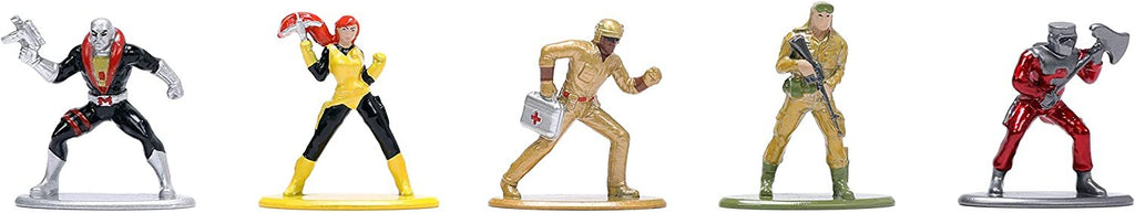 Jada Toys G.I. Joe 1.65" 18-Pack Die-cast Figures, Toys for Kids and Adults, 32913